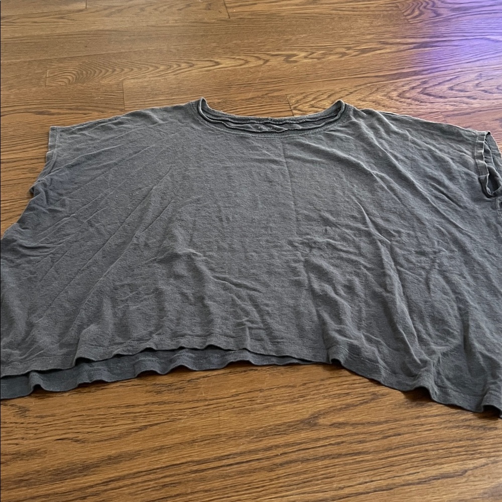 Eileen Fisher Boxy Linen Tee - S